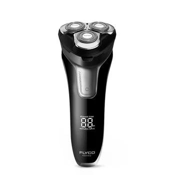 

Quick Rechargeable Hair Trimmer Electric Shaver Beard Trimmers with 3 Floating Heads Shaving Razor Fully Washable