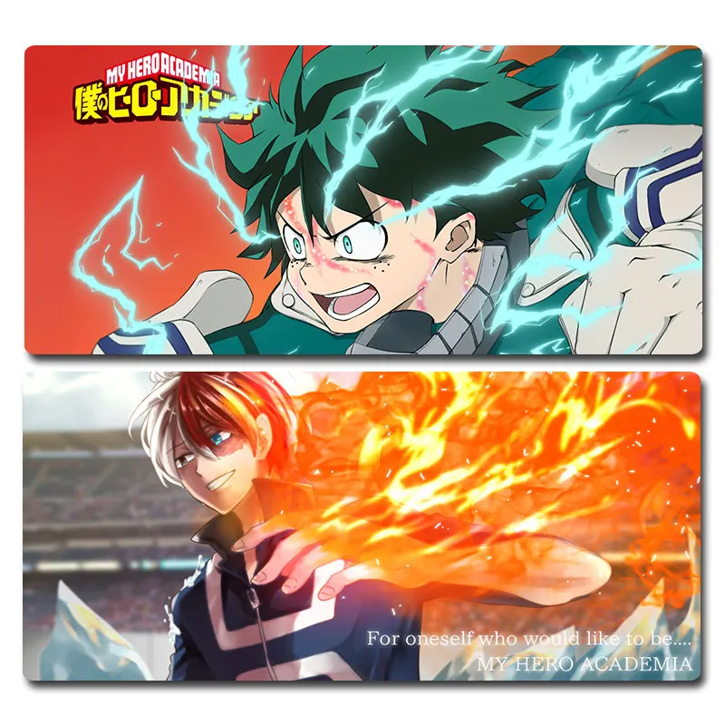 

Anime Pad Mouse Computer Game My Hero Academia Locking Mousepad Keyboard PC MicePlay Mats 900x400mm