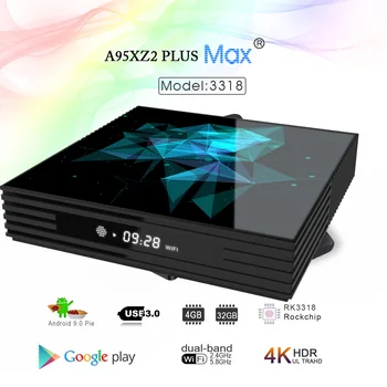 

Smart Box Android 9.0 Tv box A95X Z2 Rockchip 4G 32GB 64GB Android box Bluethooth 2.4/5.0G WiFi Google Play Android Tv box