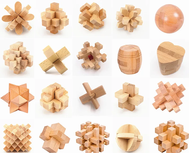 Kong Ming story 3Dwooden puzzle cube/ball/love/рамочный замок обучающий Монтессори кубический Шар Детские игрушки для детей хобби подарок для взрослых