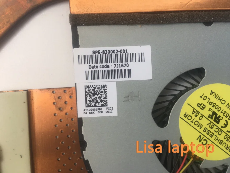 Для hp Envy 15T-AE 15T-AE100 серии Процессор Вентилятор охлаждения с радиатором 4-контактный 4-проводной SPS 830002-001 аккумулятор большой емкости