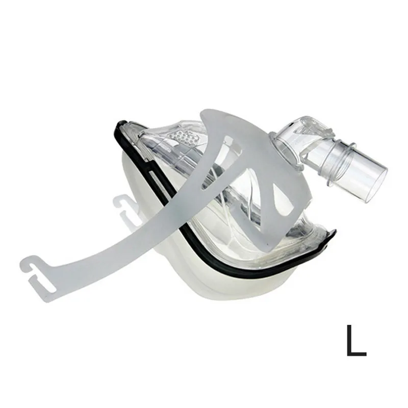 L F1A Full Face Mask With Free Headgear For CPAP Auto CPAP BiPAP Respirator Size S M L Snoring Therapy Interface - Цвет: L