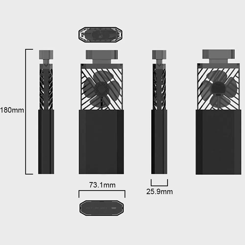 Электрический Портативный тихий Ароматерапия мини-вентилятор летний USB Перезаряжаемый охлаждающий выдвижной Домашний Настольный портативный мощный