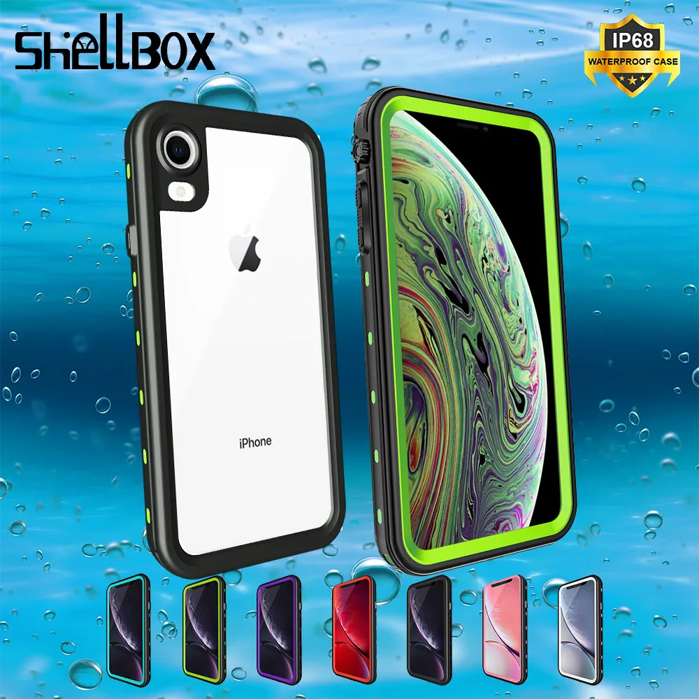 Водонепроницаемый Чехол IP68 для Apple iPhone 11 X XR XS Max прозрачный подводный чехол 6 7 8 Plus