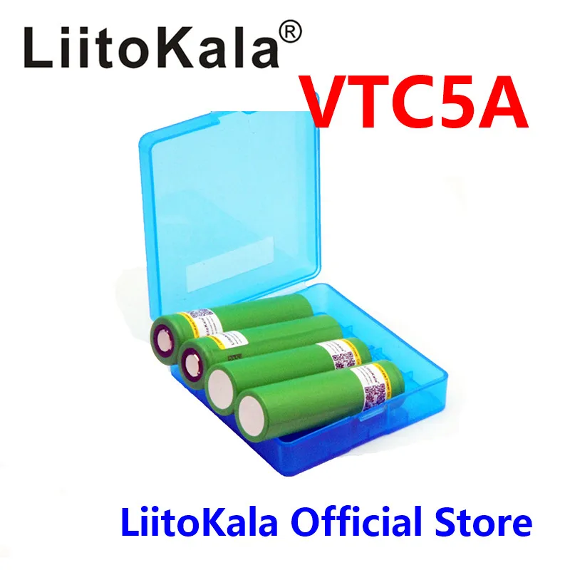 Электронная сигарета LiitoKala 4 шт. 18650 35a vtc5a 3 6 В 2600 мАч | Электроника