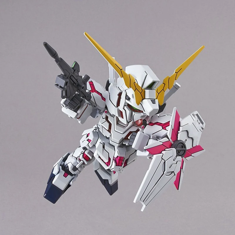 Оригинальный Bandai Unicorn Gundam SD EX STANDARD 005 SDEX сборка фигурки модель куклы|Игровые и