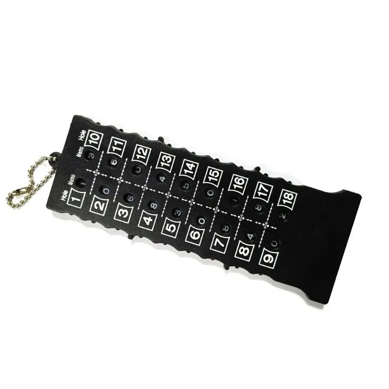 18-Hole Golf Score Card счетчик хода гольфа забивающий индикатор M7DC