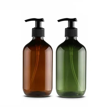 

2 PCS 500ML Shampoo Empty Lotion Container Bottle Bathroom Liquid Soap Dispenser Pressed Pump Bottles