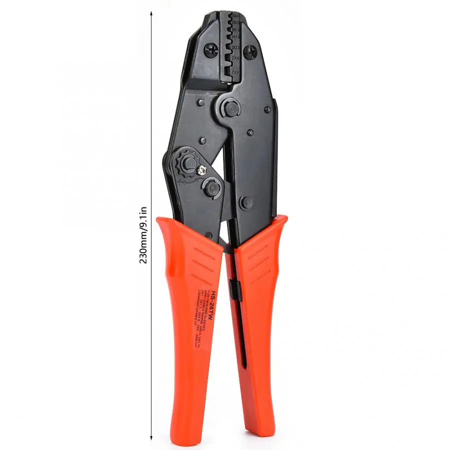 HS-26TW Ratchet обычные обжимные клещи 2*0,5-6,0 мм* мм 2* 20-10AWG Обжимные щипцы, обжимные клещи для трубчатые изоляционные выводы