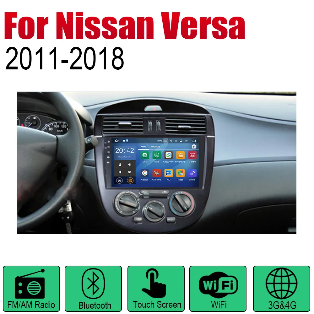 Standard machine Автомагнитола ZaiXi 2 Din Android Автомобильный плеер для Nissan Versa 2011~ gps Навигация BT Wifi карта мультимедийная система стерео - Цвет: Standard machine