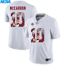 Новое поступление высокое качество Alabama McCarron#10 Cooper#9 футболка колледжа ограниченная Спортивная футболка S-XXXL