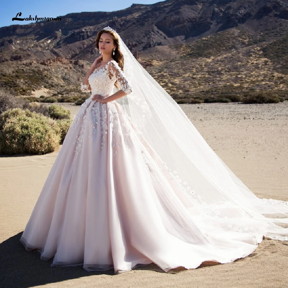 Женское свадебное платье lakshmidress роскошное розовое в африканском стиле с