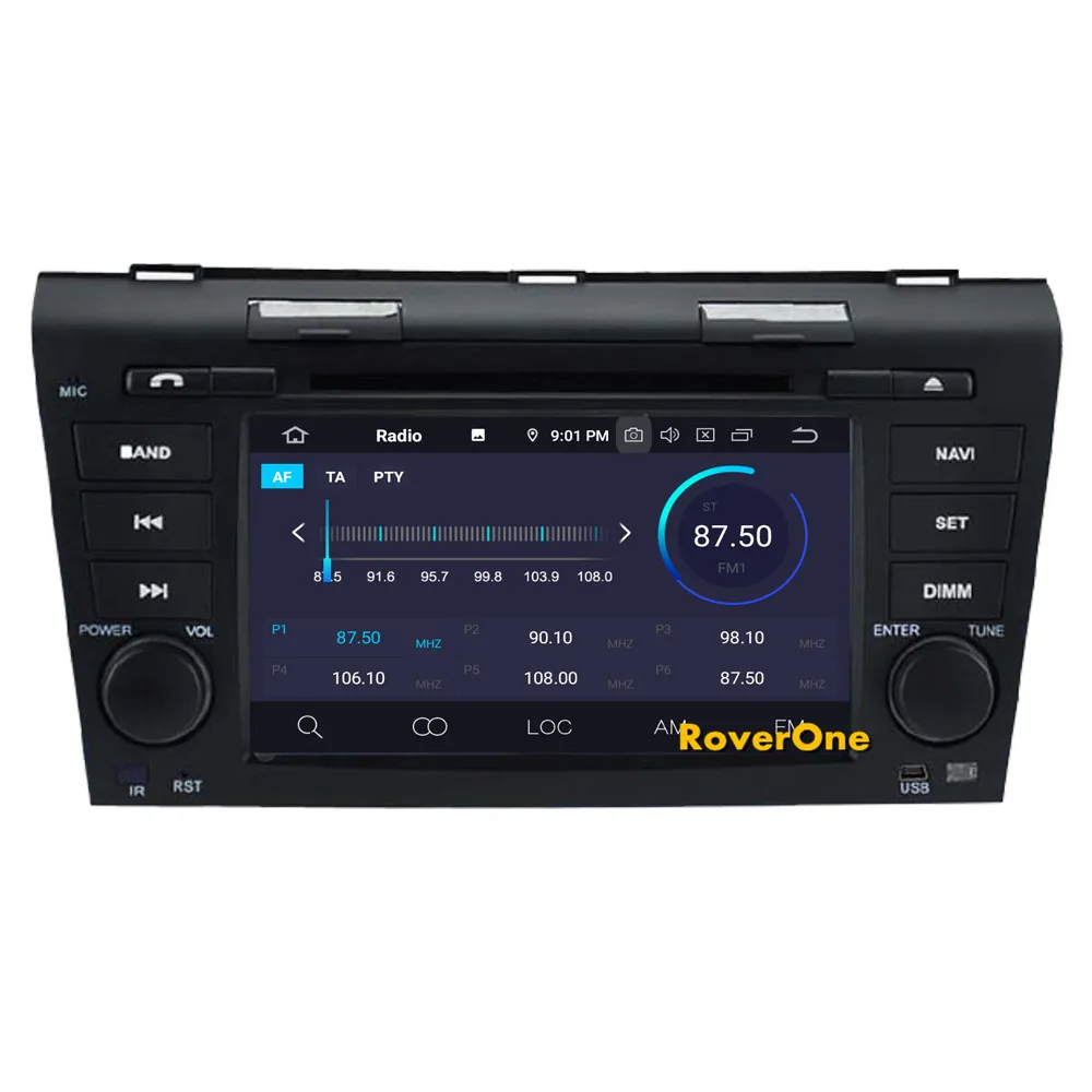 Excellent RoverOne Car Media DVD Player For Mazda 3 2003 - 2009 Android 9.0 Octa Core Autoradio GPS Navigation Radio Stereo PhoneLink 8