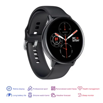 

Women Men IP68 Waterproof Smart Watch ECG PPG Full Touch Smartwatch for iPhone Android Phone Watches with Blood Pressure Oxygen