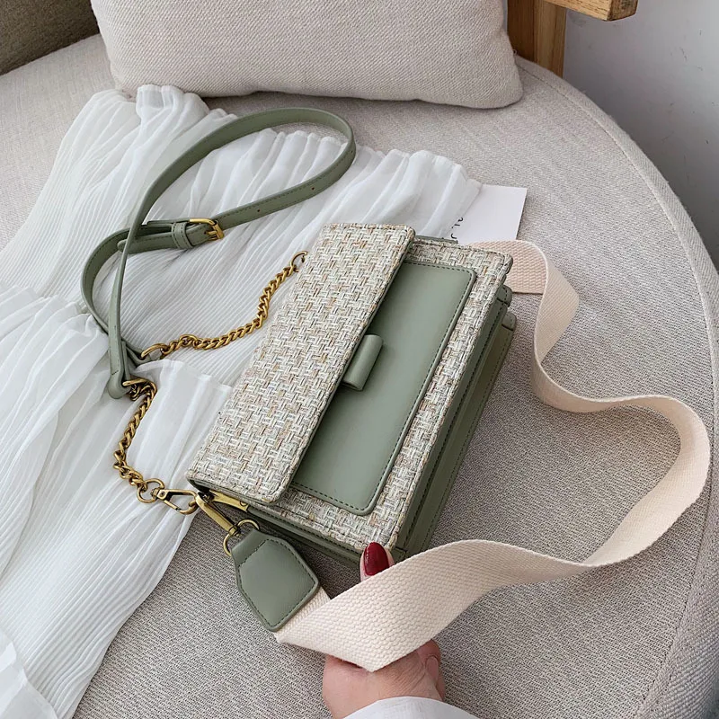 

Contrast color Leather Crossbody Bags For Women 2019 Travel Handbag Fashion Simple Shoulder Messenger Bag Ladies Cross Body Bag