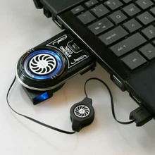 Вакуумный портативный охладитель для ноутбука, USB, воздушный внешний вытяжной вентилятор охлаждения для ноутбука, регулируемая скорость около 5 см, вентиляционное отверстие
