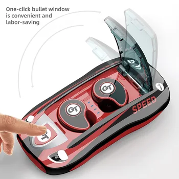 

TWS Wireless Earphones Smart Bluetooth 5.0 Half In-Ear Earphone with Mic Automatic Pairing Handsfree Earbuds Sports Earphones