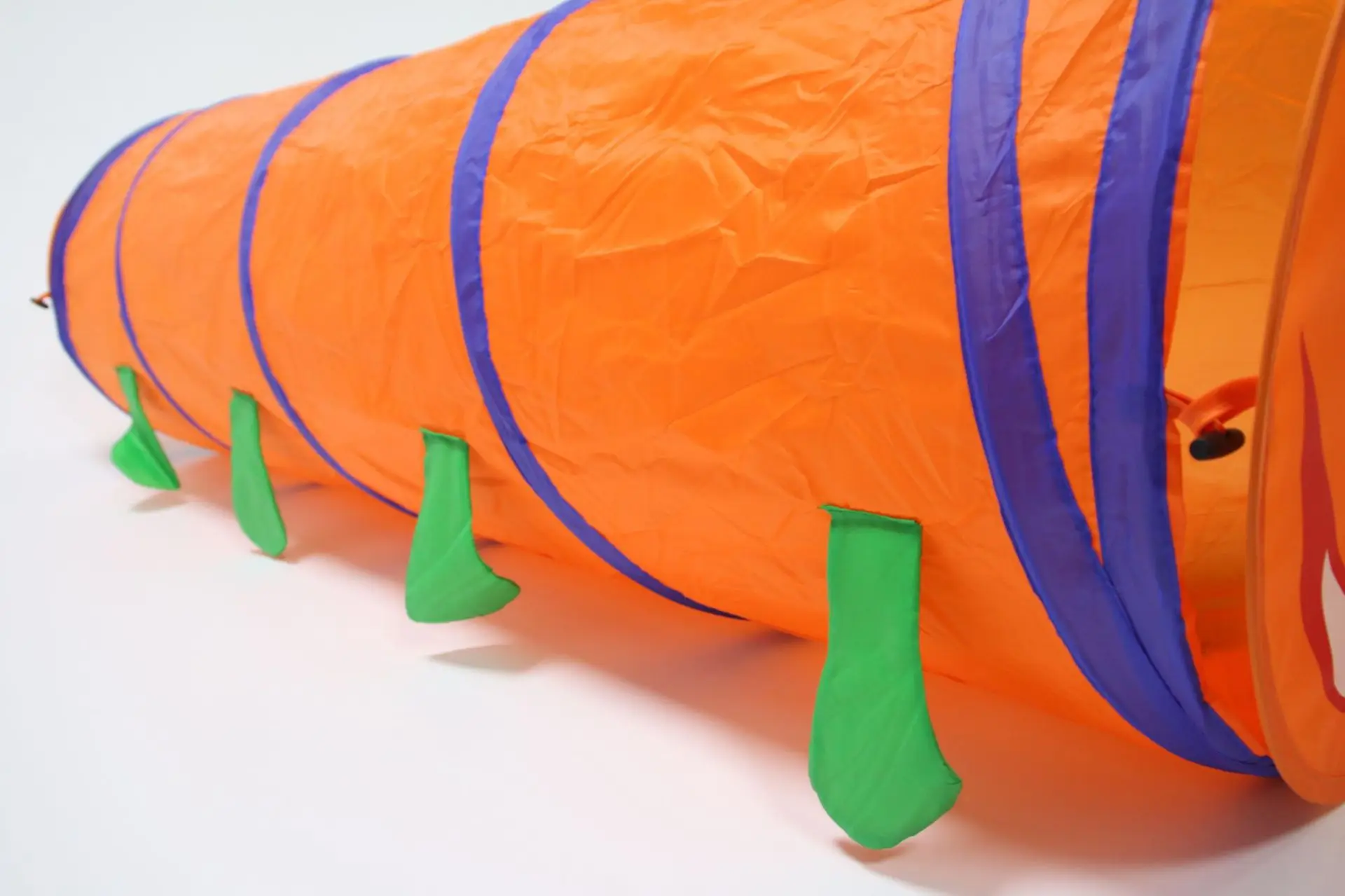Детские домашние весёлые оранжевые пушистые ползающие туннели палатки игры для детей на открытом воздухе ползающие каналы