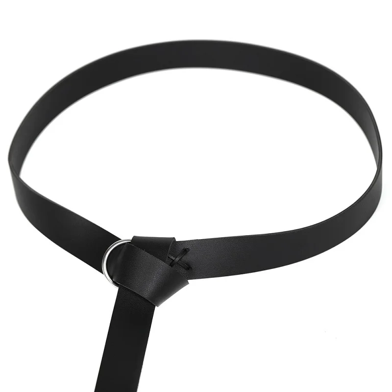 Medieval Sword Ring Belt Costume Larp Accessory Armor Gear Adult Viking Knight Pirate Cosplay Leather Long Loop Buckle For Men