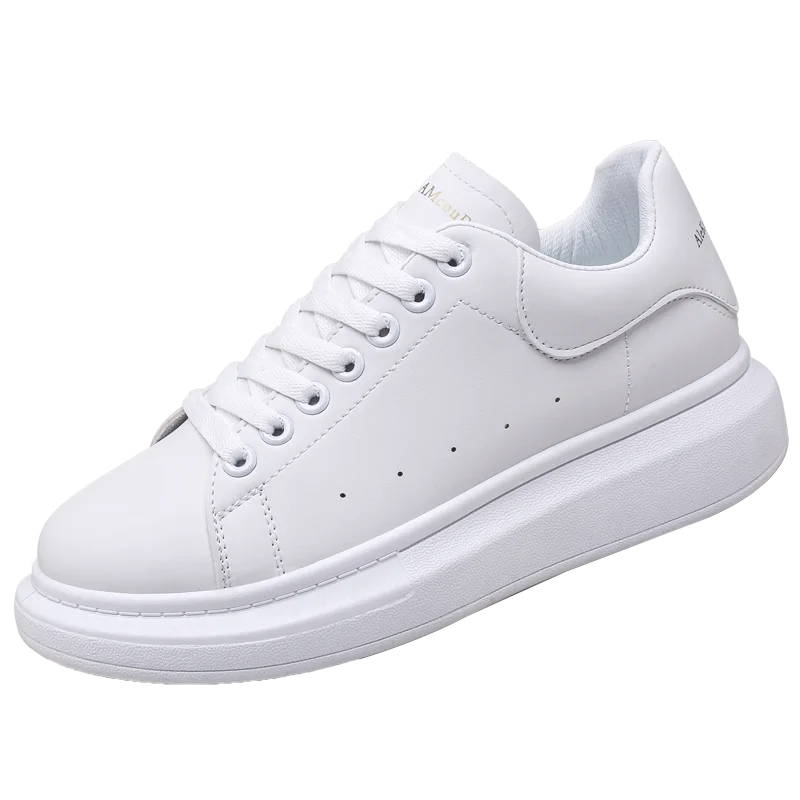 Men Sneakers 2020 New Man Skateboard High Quality Casual Shoes Thick Outsole Lace Walking Women White Unisex Trainer |