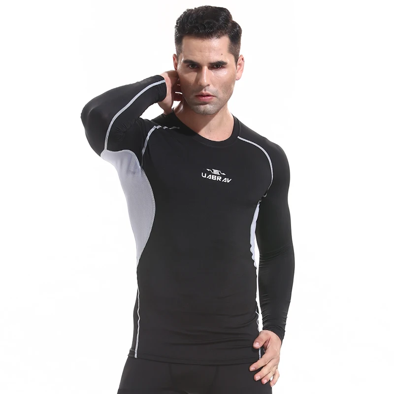 JS1237J-Workout фитнес Мужская футболка с коротким рукавом термальная мышечная одежда