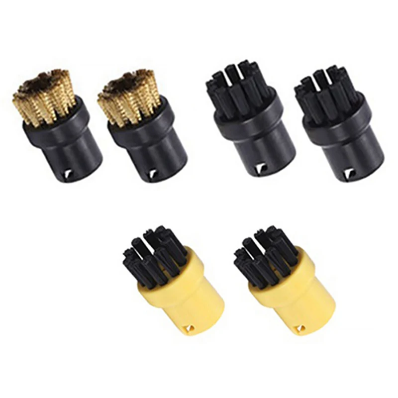 6 Steam Cleaning Brush Nylon Bristle Cloth Cleaner Parts For Karcher SC1 SC2 SC3 SC4 SC5 SC7 | Дом и сад