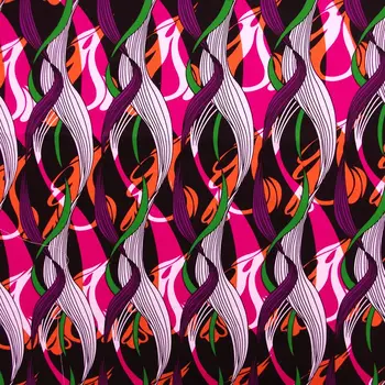 

1 yard Cotton Stretch satin Fabric - Irregular stripes (width=145cm)