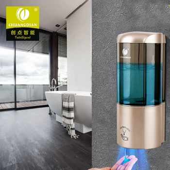 

Hotel Auto-Induction Free Punching Wall Mount Pump Foam Spray Lotion Drop Liquid Soap Container Dispenser Shampoo Box