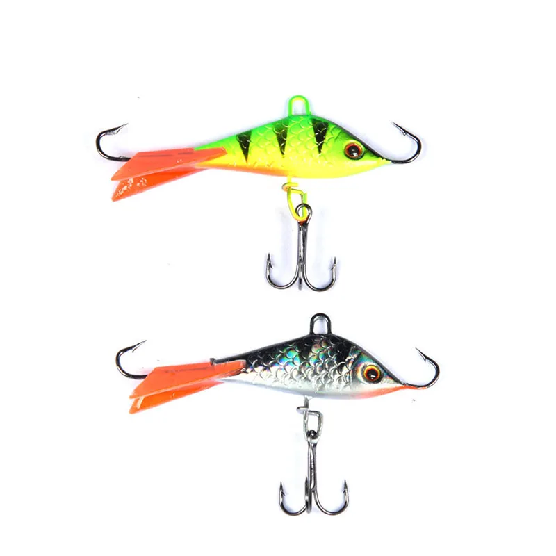 1PCS Qualität VIB Winter Eis Jig 5cm 7,5g Angeln Locken Gefälschte Köder Künstliche Köder Leurre Balancer Für angeln Karpfen Hecht Barsch