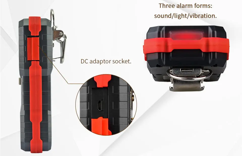 Newest handheld Indoor Air Quality and Carbon Dioxide Meter CO data logger with alarm value setting