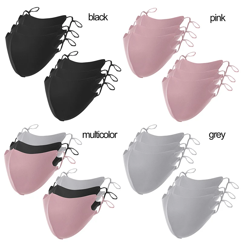 Black Mask Mouth Caps Face Mask Washable Cotton Reusable Masks Mascarillas Drape On Mouth Cloth Facial Masks Flu Washable Caps 6