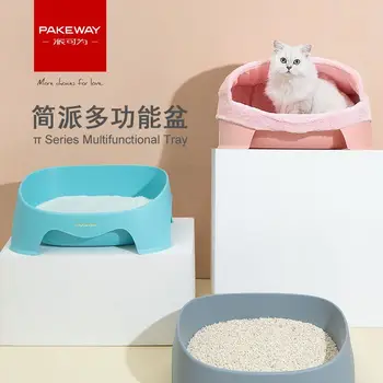 

Pet Cat Litter Box Semi-Closed Cat Toilet with Nest Mat Set Cat Cat Litter Box Pet Supplies Cat Bed Cat Cushion