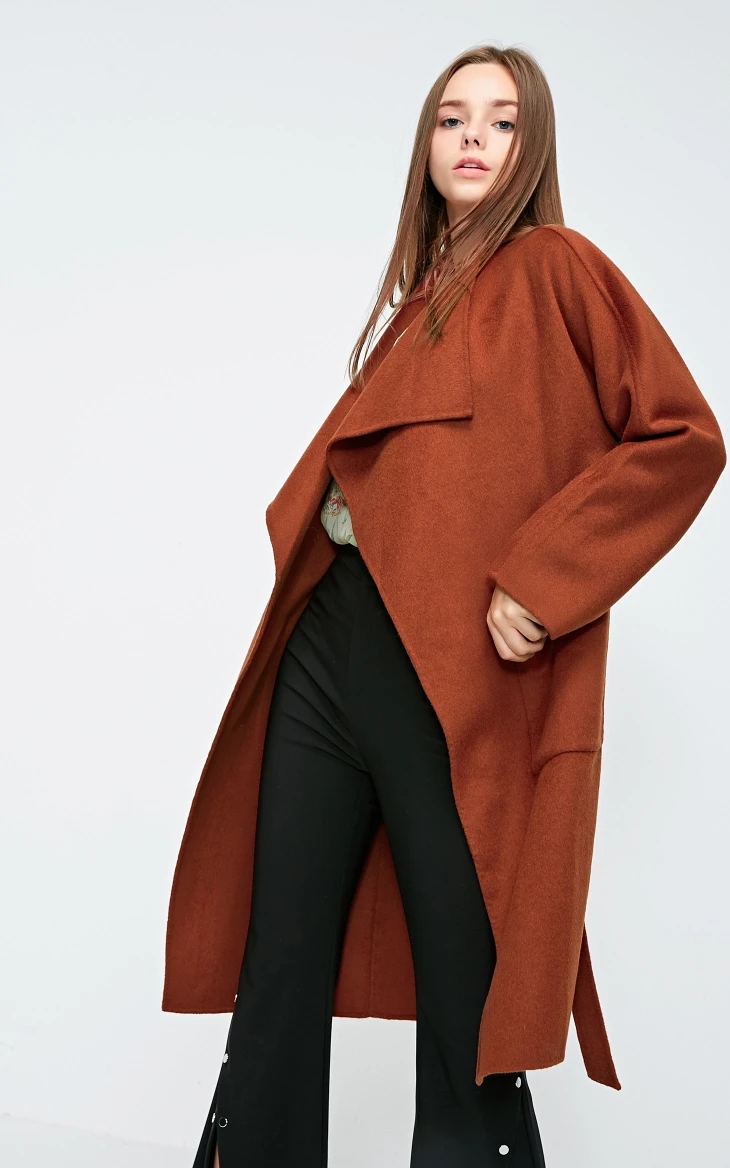 Vero Moda женское длинное шерстяное пальто с нагрудным карманом | 318327541