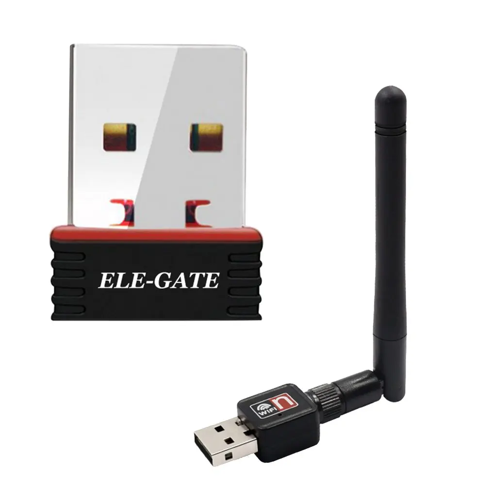 Мини беспроводной 150 м Wifi адаптер Сетевая карта USB внешний WiFi приемник 150 Мбит/с антенной для ПК компьютера