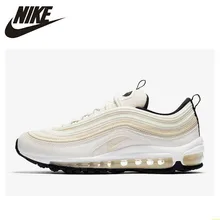 Nike Air Max 97 оригинальные женские кроссовки для бега с воздушной подушкой Phantom desot Bullet желтоватые удобные кроссовки#921733-007