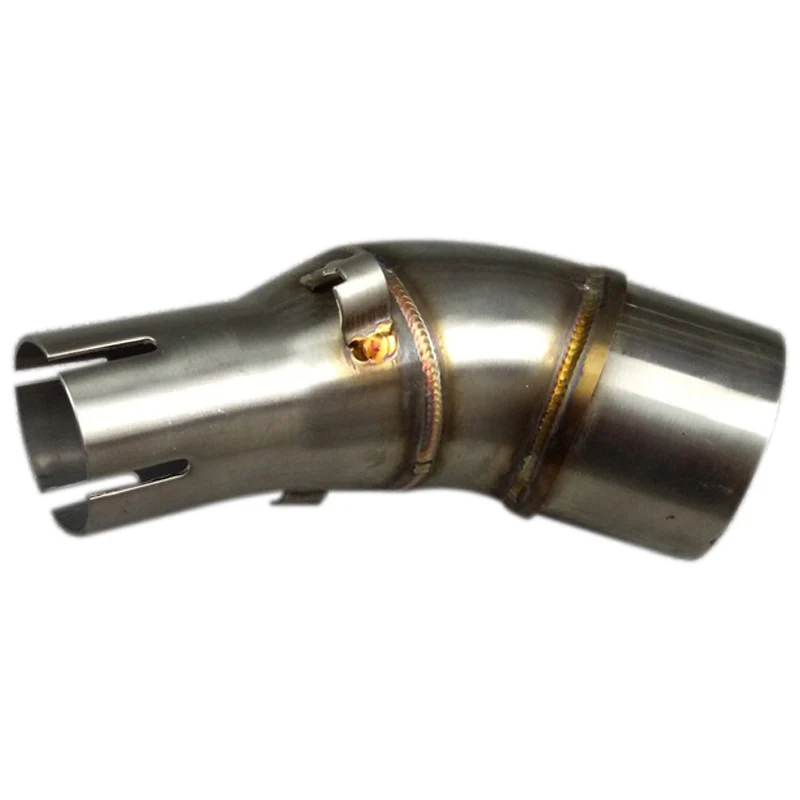 

Motorcycle Motorbike Middle Exhaust Middle Mid Link Pipe Connector for YAMAHA YZF R3 R30 R25 2013-2016
