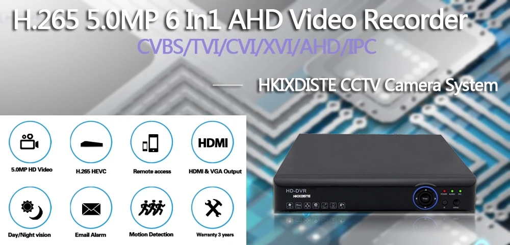 AI распознавание лица AHD Сеть цифровой видео рекордер 8CH H.265+ 5MP 4MP 1080P 6 в 1 Гибридный DVR IP камера для камеры видеонаблюдения s Набор