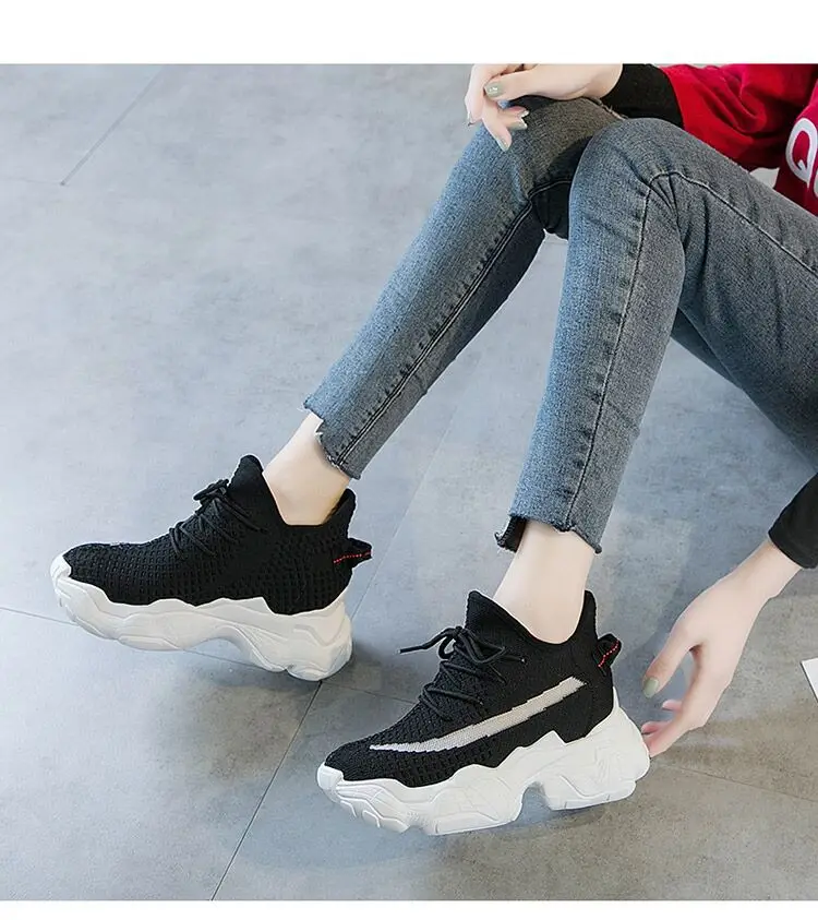 

Elevator MacBook WOMEN'S Shoes 2019 Trendy Shoes Spring New Style Summer Online Celebrity Versatile Thick Bottomed Casual Sports