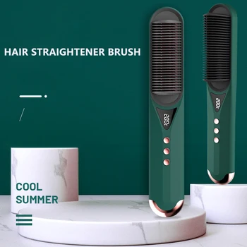

Hair Straightener Brush Electric Hair Brush Styler Hot Comb Negative Ion Hair Care Straightener/Curling Irons Hair Styling Tools