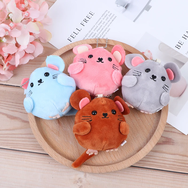1Pc Lovely Plush Toys Mouse Stuffed Animals Children Lover Valentine Gift Small Dolls Pendant