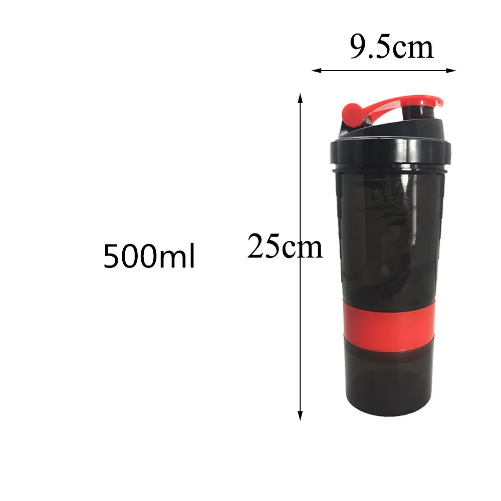 Шейкер для креативного протеинового порошка Спортивная бутылка смешивания