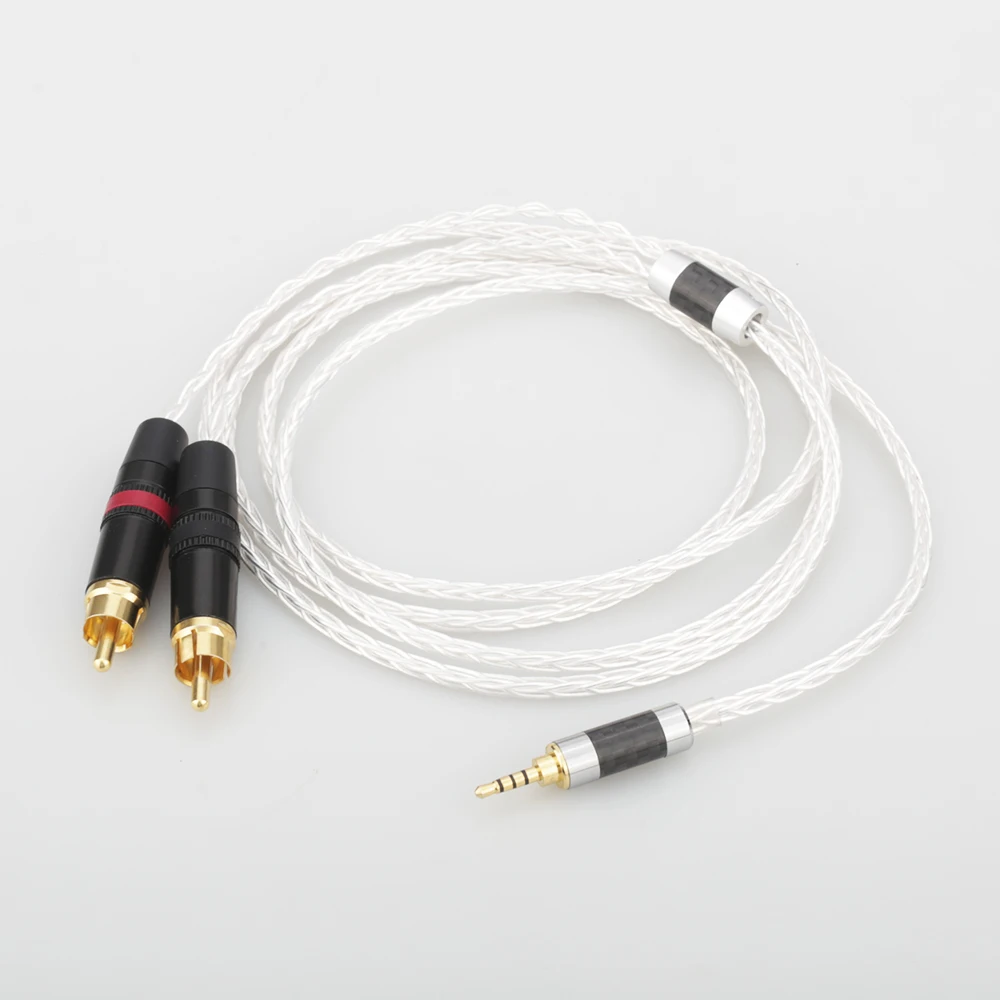 2.5 Millimetri Trrs Equilibrato Maschio A Doppio Rca Maschio Compatibile Con Astell & Kern Ak100Ii, Ak120Ii, Ak240, Ak380,Ak320, Dp-X1A, Fiio X5Iii