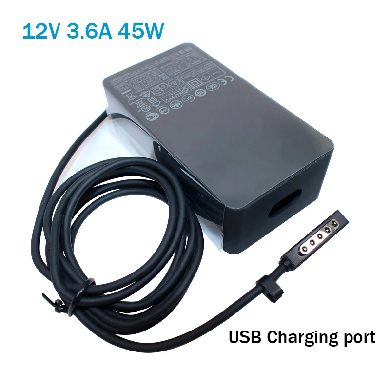 

12V 3.6A 48W Charger for Microsoft Surface RT Surface Pro 1 Pro 2 and Surface 2 Tablet Ac Adapter 1512 1516 1536 power supply