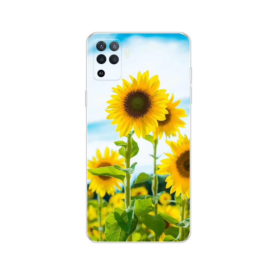 For Oppo A94 5G Case Butterfly Printed Silicone Soft TPU Back Cover For OPPO A94 4G 5G OPPOA94 A 94 CPH2203 CPH2211 Cases Funda cases for oppo cell phone