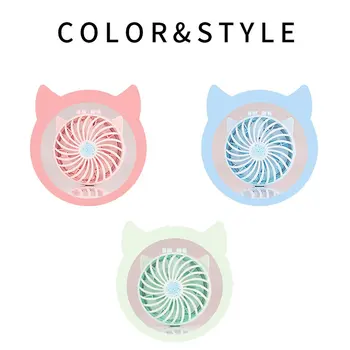 

Hand Make-up Mirror Fan Work 100mins Mini Portable Handheld Fan Operated USB Battery Charge Air Cooler For Outdoor Girl Dropship