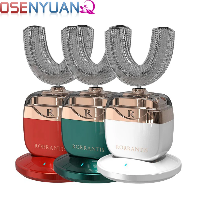 

Teeth-Whitening Set Toothbrush U Type 4 Modes Professional Bleaching for White Teeth Premium Ultrasonic Removes Stains Rapid