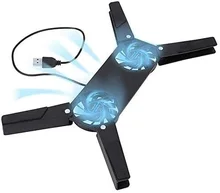 

Laptop Cooling Pad,Dual Fan for Laptop Cooling,USB Folding Laptop Cooler Pad,Notebook Fan for Students & Business
