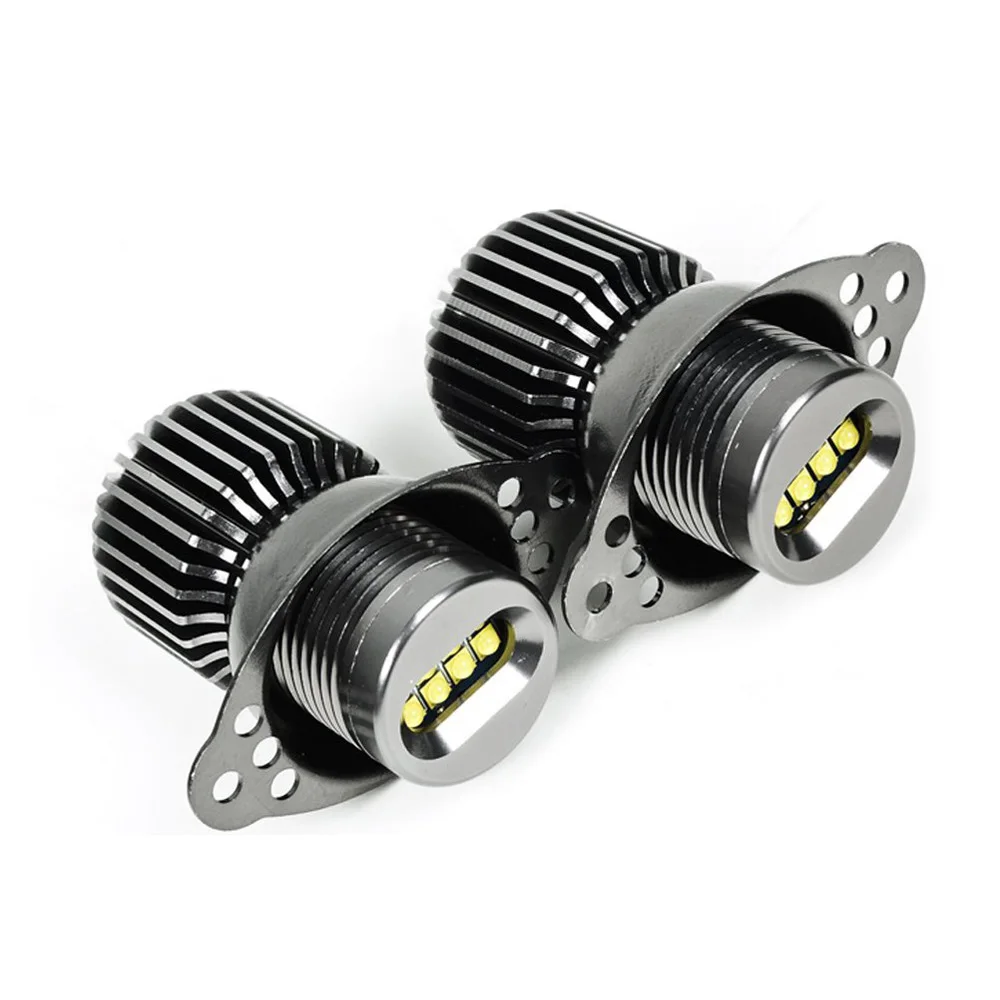 dustproof 1 Pair of Angel Eye LED Bulbs Light 80W for BMW E90 E91 2006-2008 2400LM pure white 6000-6500K | Автомобили и мотоциклы