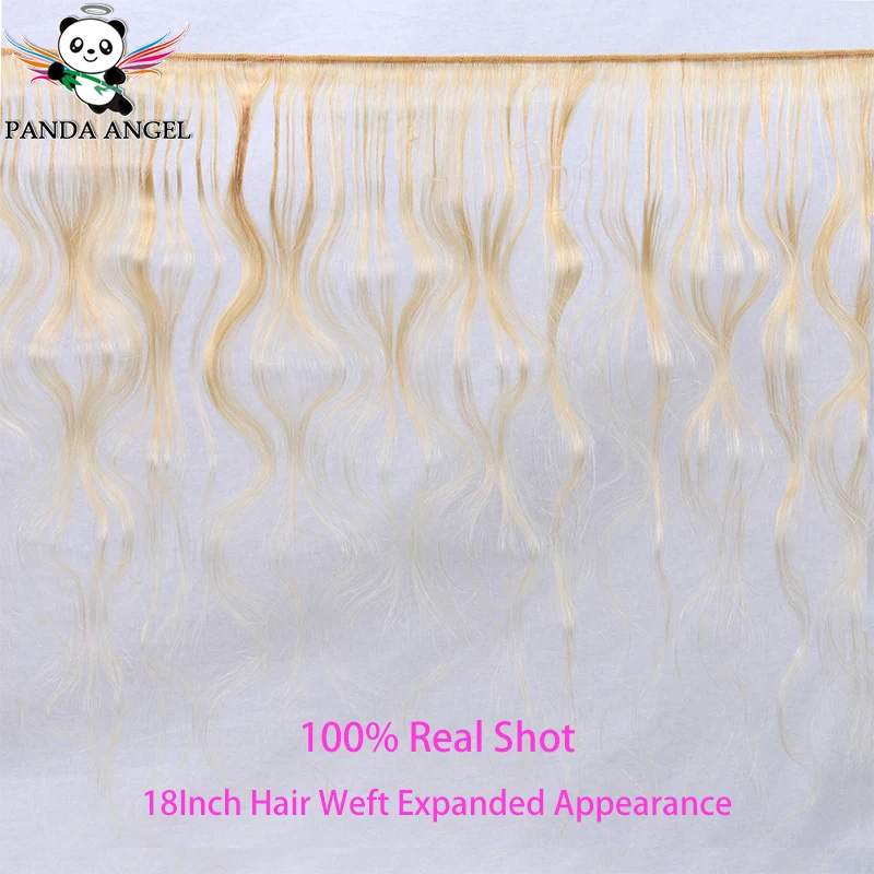 Panda 613 Blonde Bundles Body Wave 4PCS Brazilian Blonde Hair Weave Bundles Remy Hair Extensions For Black Women 10-28Inch