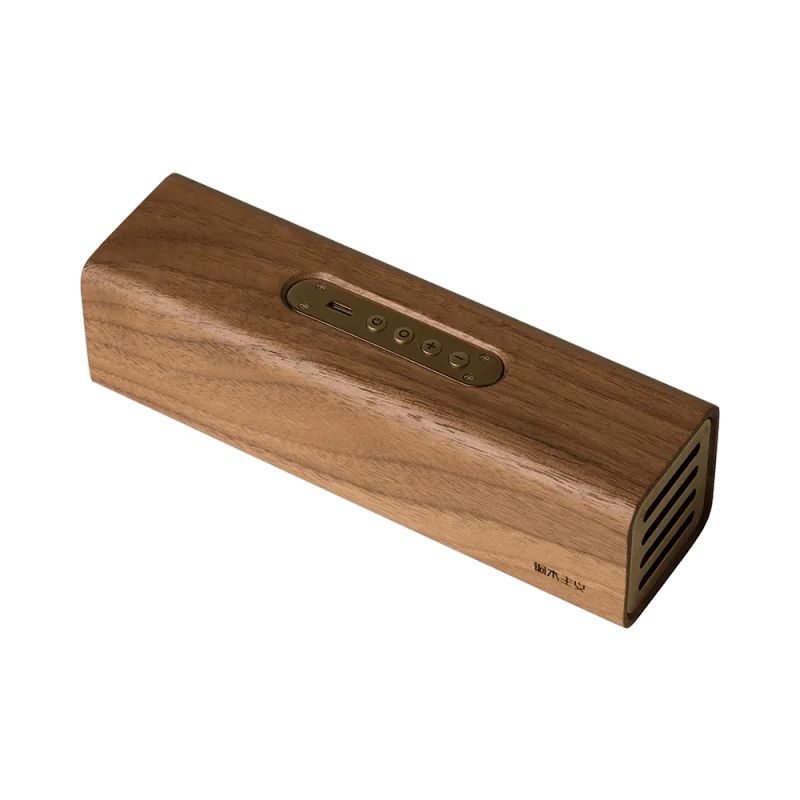 Xiaomi Tongshifu медный Woodism Bluetooth динамик AI динамик орех Дерево двухканальный дизайн Домашний Беспроводной смарт-динамик - Цвет: Белый